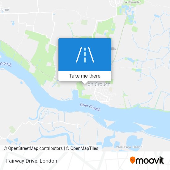 Fairway Drive map