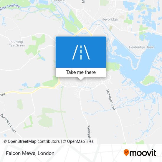 Falcon Mews map