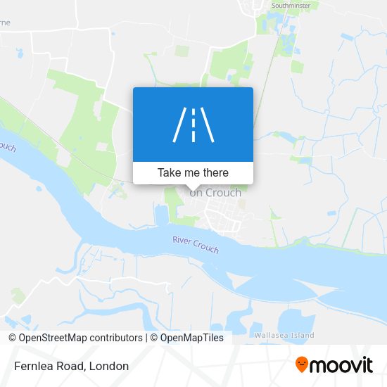 Fernlea Road map