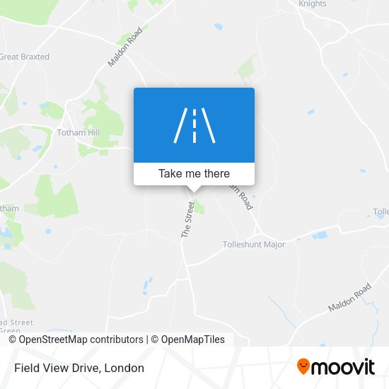 Field View Drive map