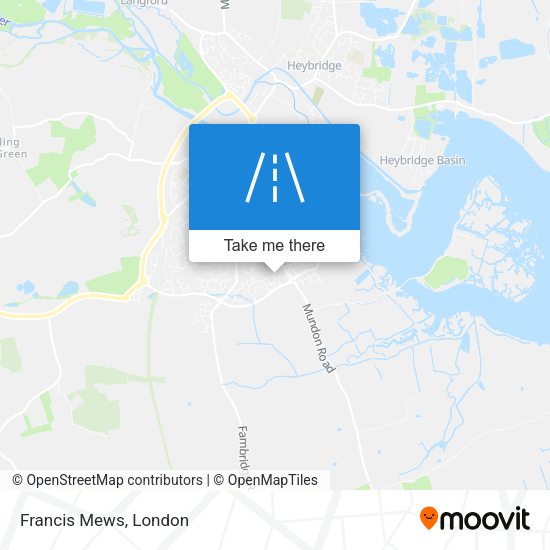 Francis Mews map