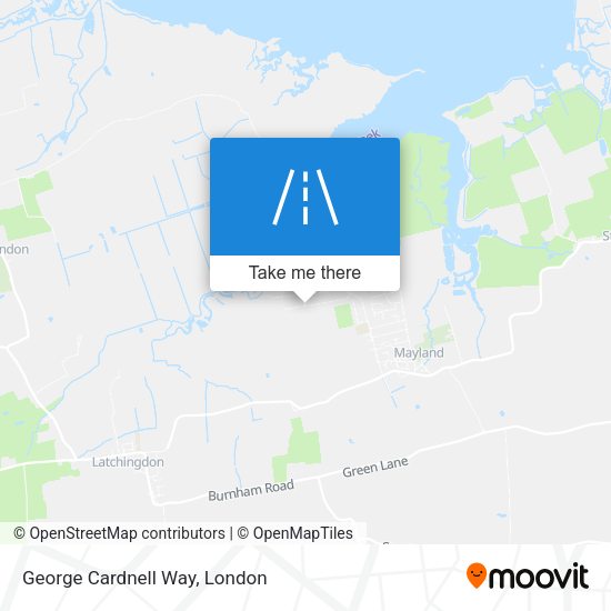 George Cardnell Way map