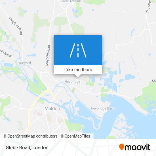 Glebe Road map