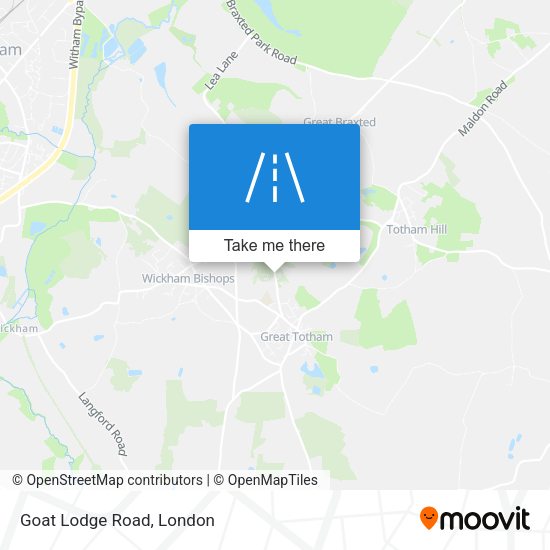 Goat Lodge Road map