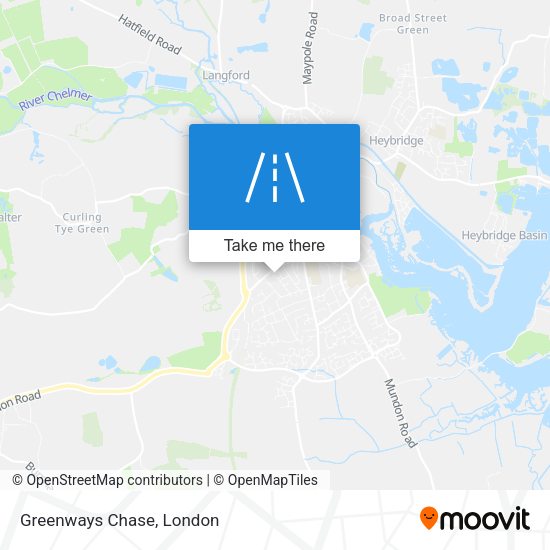 Greenways Chase map
