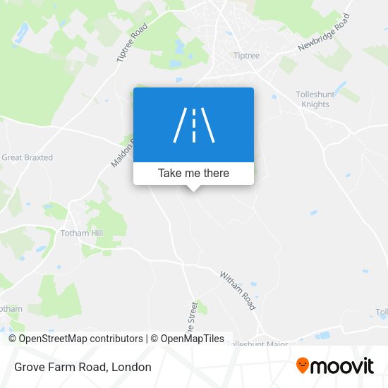 Grove Farm Road map