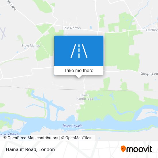 Hainault Road map
