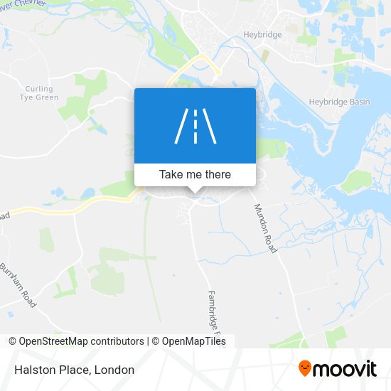 Halston Place map