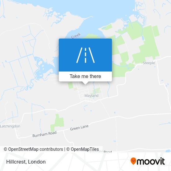 Hillcrest map