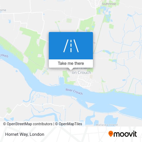 Hornet Way map