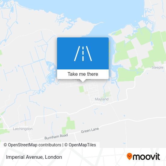 Imperial Avenue map
