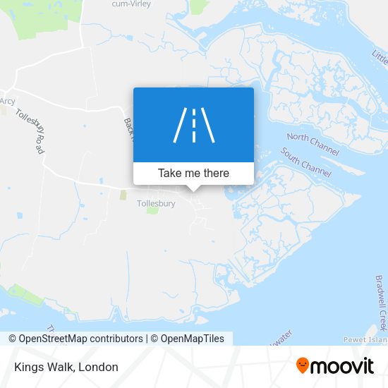 Kings Walk map