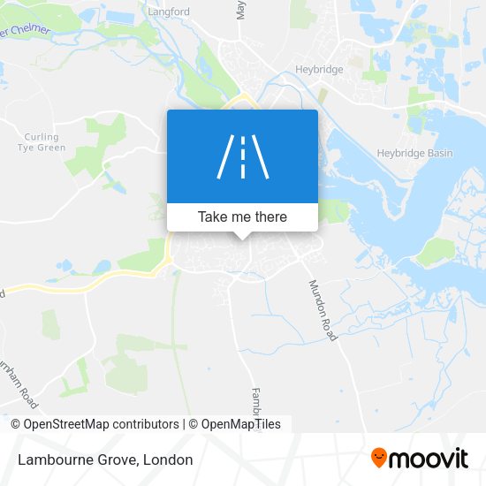 Lambourne Grove map
