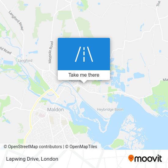 Lapwing Drive map