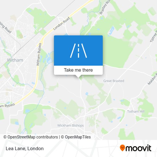Lea Lane map