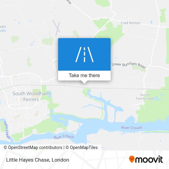 Little Hayes Chase map