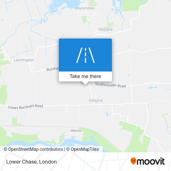 Lower Chase map
