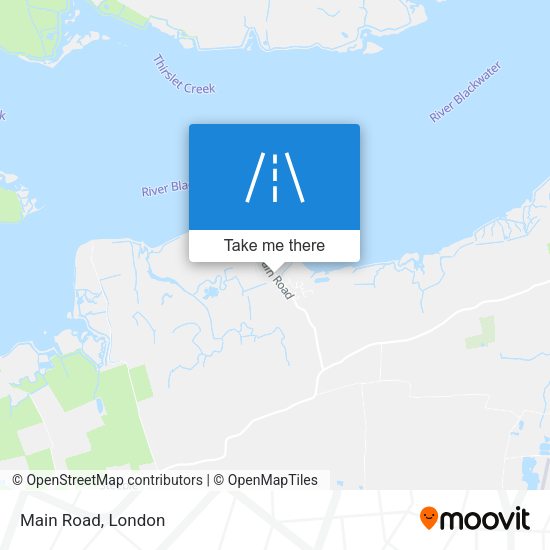 Main Road map