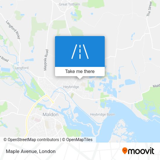 Maple Avenue map