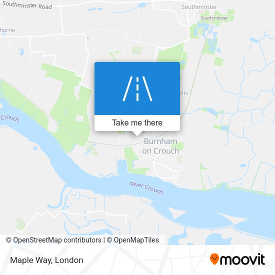 Maple Way map