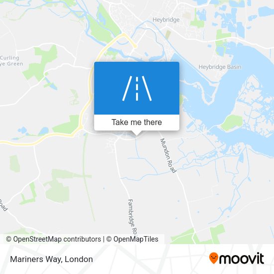 Mariners Way map