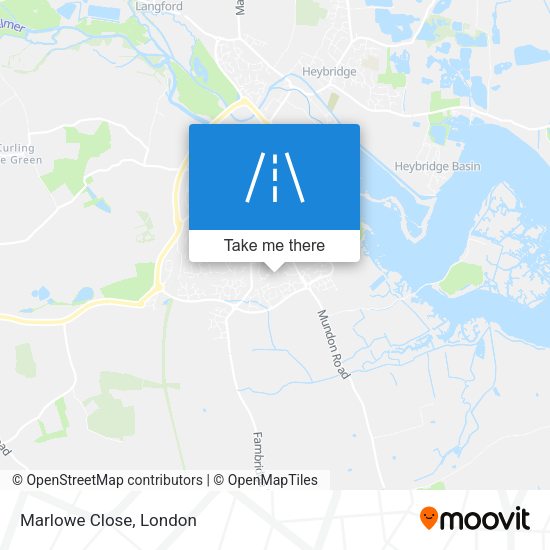 Marlowe Close map