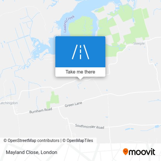 Mayland Close map