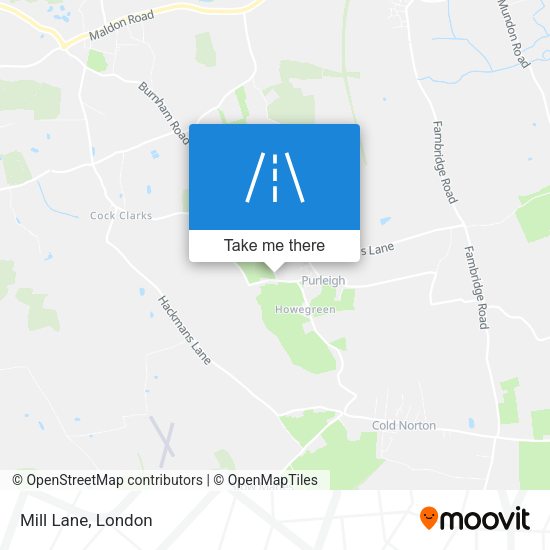 Mill Lane map