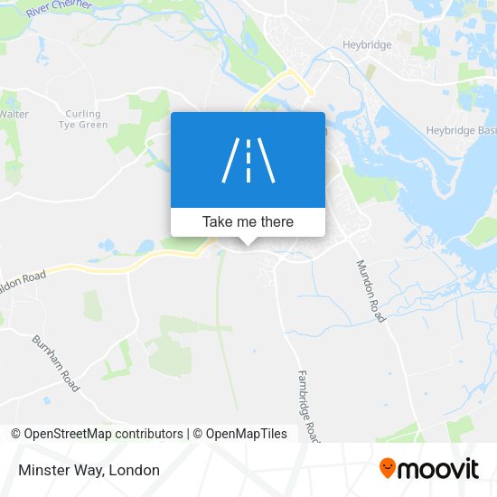 Minster Way map