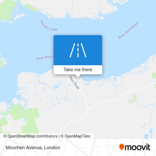 Moorhen Avenue map