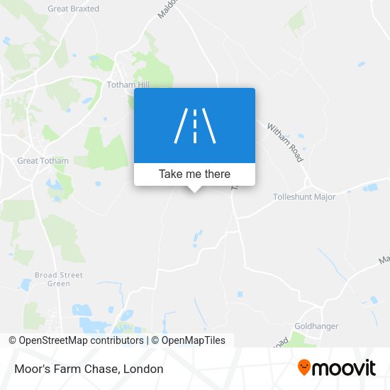 Moor's Farm Chase map