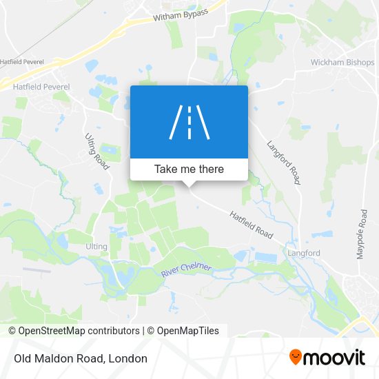 Old Maldon Road map