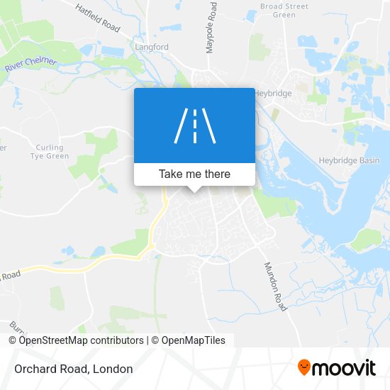 Orchard Road map