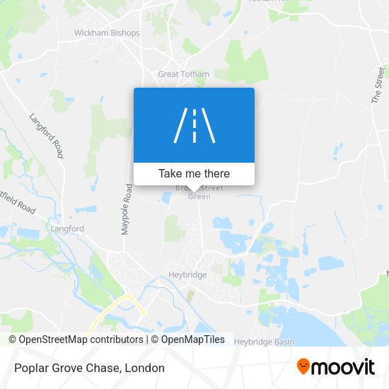 Poplar Grove Chase map