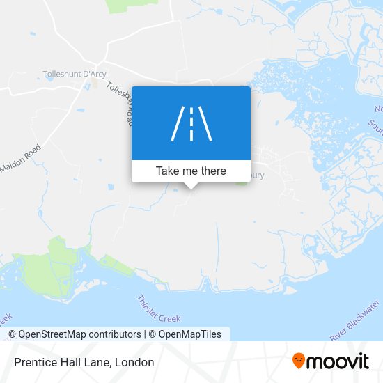 Prentice Hall Lane map