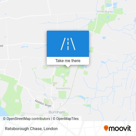 Ratsborough Chase map