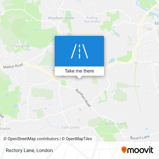 Rectory Lane map