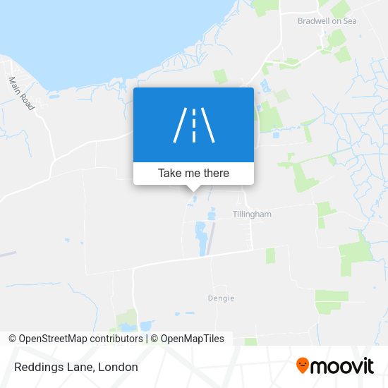 Reddings Lane map