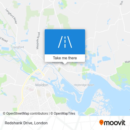 Redshank Drive map