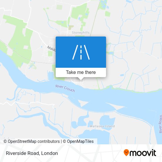 Riverside Road map