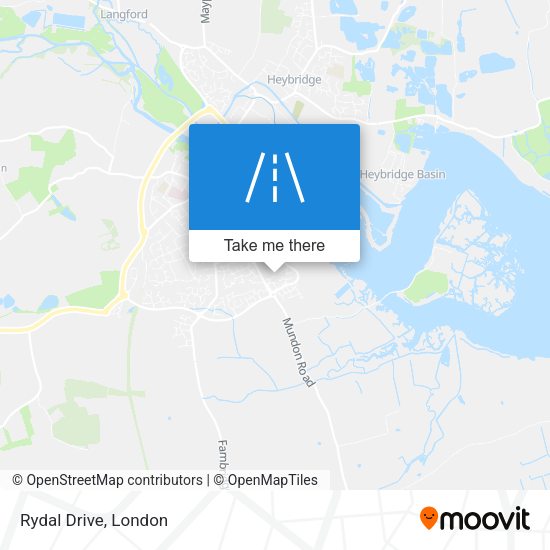 Rydal Drive map
