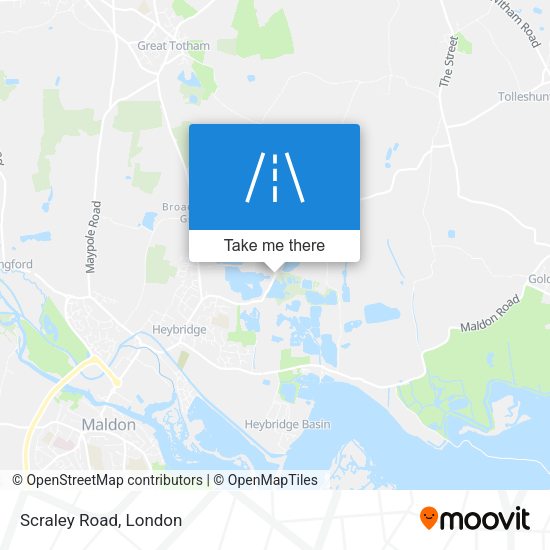Scraley Road map
