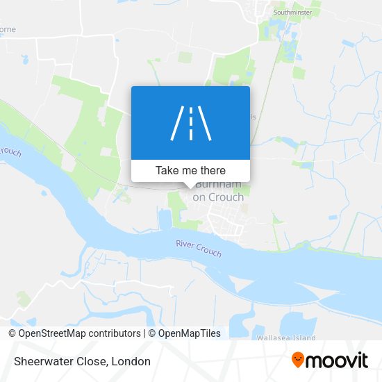 Sheerwater Close map