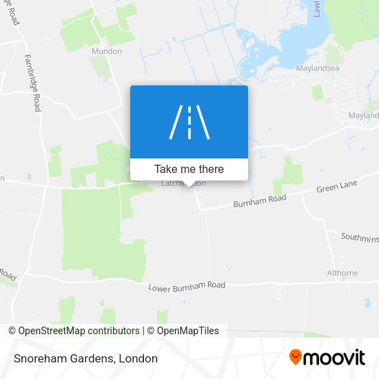 Snoreham Gardens map