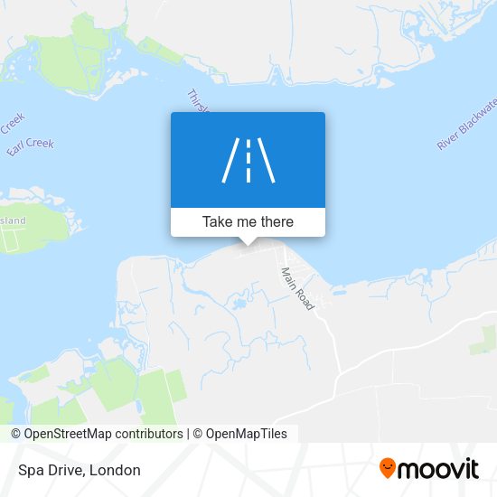 Spa Drive map