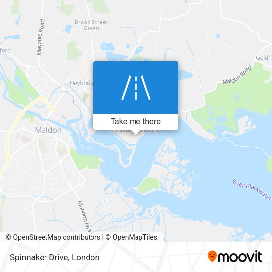 Spinnaker Drive map