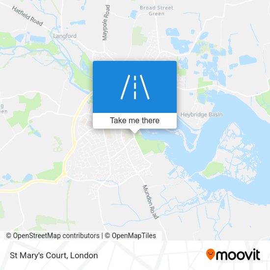 St Mary's Court map