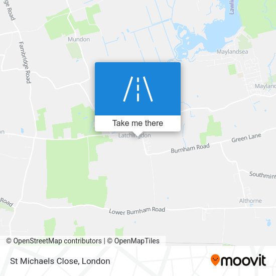 St Michaels Close map