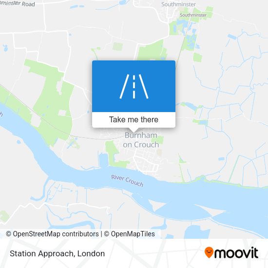 Station Approach map