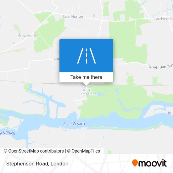 Stephenson Road map